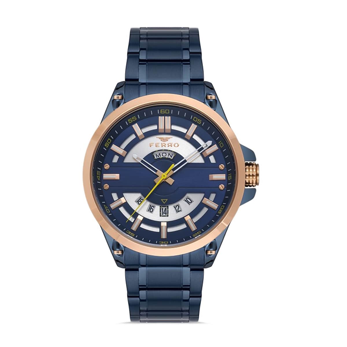 MONTRE FERRO HOMME M.FONCTION ACIER